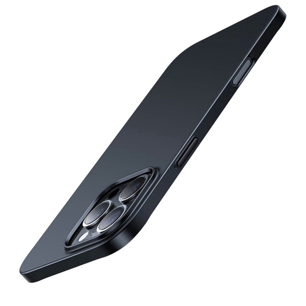 TORRAS Slim Fit for iPhone 16 Pro Case, Ultra Thin for iPhone 16 Pro Case Black